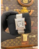 (BRAND NEW FULL STICKER) 2013 CARTIER TANK FRANÇAISE LARGE REF. W51002Q3 WHITE ROMAN DIAL 28MM AUTOMATIC WATCH