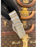 (LIKE NEW) 2009 OMEGA CONSTELLATION TWO TONE 18K 750 YELLOW GOLD REF. 1202.15.00 GOLD DIAMOND DIAL 35.5MM AUTOMATIC WATCH
