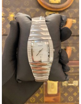(LIKE NEW) 2010 RADO SINTRA JUBILÉ DIAMOND REF. 152.0577.3 MOTHER OF PEARL DIAMOND DIAL 30MM QUARTZ WATCH