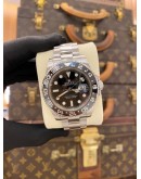 (LIKE NEW) 2014 ROLEX GMT-MASTER II REF. 116710 BLACK DIAL 40MM AUTOMATIC FULL SET