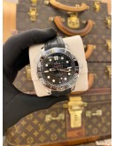 (LIKE NEW) 2024 OMEGA SEAMASTER DIVER 300M REF 210.32.42.20.01.001 BLACK DIAL 42MM AUTOMATIC WATCH