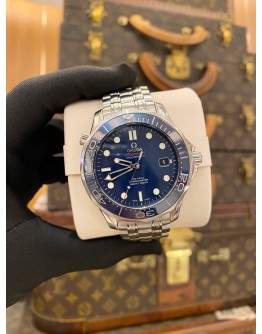 (LIKE NEW) 2023 OMEGA SEAMASTER DIVER 300M REF 212.30.41.20.03.001 BLUE DIAL 41MM AUTOMATIC WATCH