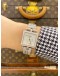 (LIKE NEW) VCA VAN CLEEF & ARPELS PAPILLON LADY 18K 750 WHITE GOLD FACTORY DIAMONDS REF HH22925 MOTHER OF PEARL DIAL 25MM X 25MM QUARTZ WATCH