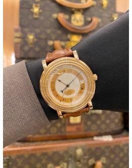 PARMIGIANI FLEURIER TORIC 18K 750 ROSE GOLD REF C00747 WHITE DIAL 39MM AUTOMATIC WATCH
