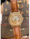 PARMIGIANI FLEURIER TORIC 18K 750 ROSE GOLD REF C00747 WHITE DIAL 39MM AUTOMATIC WATCH
