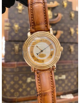 PARMIGIANI FLEURIER TORIC 18K 750 ROSE GOLD REF C00747 WHITE DIAL 39MM AUTOMATIC WATCH