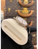 (LIKE NEW) PATEK PHILIPPE CALATRAVA 18K 750 WHITE GOLD REF 3919G WHITE ROMAN NUMERALS DIAL 33MM AUTOMATIC WATCH