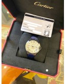 (LIKE NEW) 2023 CARTIER BALLON BLEU DE CARTIER REF WSBB0028 WHITE ROMAN NUMERALS DIAL 36MM AUTOMATIC WATCH 
