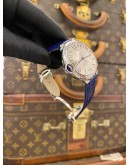 (LIKE NEW) 2023 CARTIER BALLON BLEU DE CARTIER REF WSBB0028 WHITE ROMAN NUMERALS DIAL 36MM AUTOMATIC WATCH 