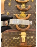 CARTIER SANTOS RONDE 18K 750 YELLOW GOLD OCTAGON REF 187902 WHITE ROMAN NUMERALS DIAL 30MM QUARTZ WATCH