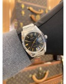 ROLEX OYSTERDATE PRECISION REF 6694 BLACK DIAL 34MM MANUAL WINDING WATCH
