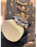 2014 LV LOUIS VUITTON TAMBOUR EVOLUTION GMT REF Q11561 BLACK DIAL 41MM AUTOMATIC WATCH -FULL SET-