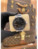 2014 LV LOUIS VUITTON TAMBOUR EVOLUTION GMT REF Q11561 BLACK DIAL 41MM AUTOMATIC WATCH -FULL SET-
