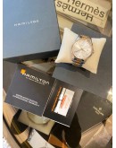 (LIKE NEW) 2013 HAMILTON JAZZMASTER VIEWMATIC TWO TONE REF H32655191 SILVER DIAL 40MM AUTOMATIC WATCH -FULL SET-