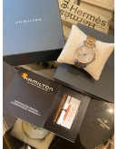 (LIKE NEW) 2013 HAMILTON JAZZMASTER VIEWMATIC TWO TONE REF H32305191 SILVER DIAL 34MM AUTOMATIC WATCH -FULL SET-