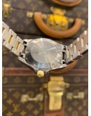 (LIKE NEW) 2019 TAG HEUER AQUARACER LADY TWO TONE REF WBD1422 MOTHER OF PEARL DIAMOND DIAL 27MM QUARTZ WATCH -FULL SET-