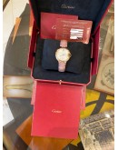 (LIKE NEW) 2023 CARTIER BALLON BLEU 18K 750 ROSE GOLD REF WE902063 SILVER DIAMOND DIAL 33MM AUTOMATIC WATCH -FULL SET-
