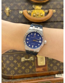2020 MAURICE LACROIX AIKON AUTOMATIC DIAMOND REF AI6006-SS001-450-1 BLUE CLOUS DE PARIS DIAL 35MM AUTOMATIC WATCH
