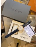 (LIKE NEW) 2019 MAURICE LACROIX MASTERPIECE 18K 750 ROSE GOLD REF MP6208 WHITE DIAL 43MM AUTOMATIC WATCH