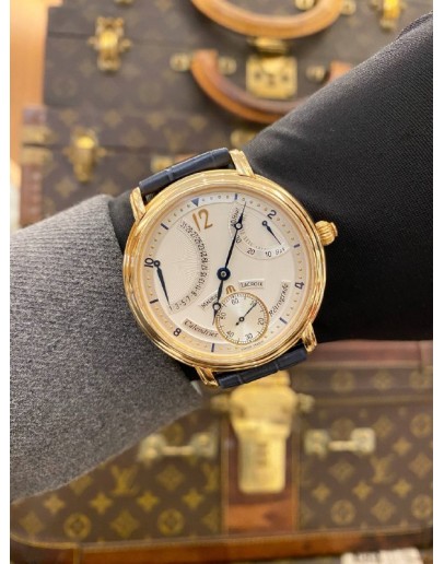 (LIKE NEW) 2019 MAURICE LACROIX MASTERPIECE 18K 750 ROSE GOLD REF MP6208 WHITE DIAL 43MM AUTOMATIC WATCH
