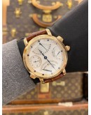 2019 MAURICE LACROIX MASTERPIECE CHRONOGRAPH 18K 750 YELLOW GOLD REF MP7018 WHITE DIAL 43MM AUTOMATIC WATCH