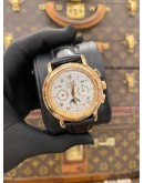 (LIKE NEW) 2018 ZENITH EL PRIMERO CHRONOMASTER CHRONOGRAPH MOONPHASE 18K 750 ROSE GOLD REF 17.0240.410 WHITE DIAL 40MM AUTOMATIC WATCH