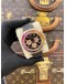 (LIKE NEW) 2015 ROLEX DAYTONA REF 116518 18K 750 ROSE GOLD (UPGRADED 116595RBOW RAINBOW SAPPHIRE) BLACK DIAL 40MM AUTOMATIC WATCH
