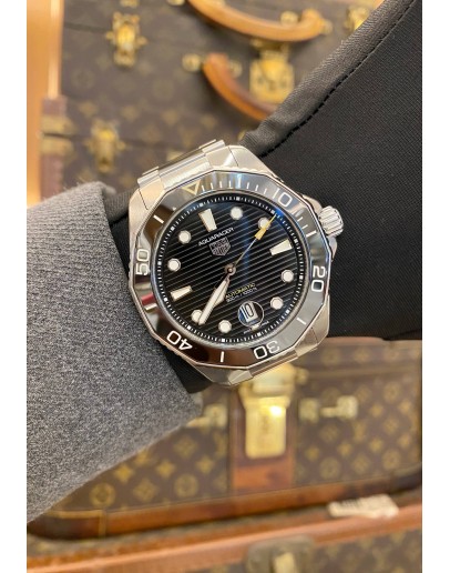 2023 TAG HEUER AQUARACER 300M DATE REF WBP201A BLACK DIAL 43MM AUTOMATIC WATCH -FULL SET-