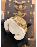 (LIKE NEW) ROLEX DAY-DATE MORELLIS FINISH 18K 750 YELLOW GOLD 1811 GOLD DIAL 36MM AUTOMATIC WATCH
