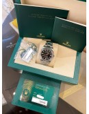 (LIKE NEW) 2024 ROLEX OYSTER PERPETUAL 36 REF 126000 BLACK DIAL 36MM AUTOMATIC WATCH -FULL SET-