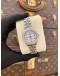 2003 ROLEX OYSTER PERPETUAL DATE DIAMOND BEZEL REF 69174 WHITE DIAL 26MM AUTOMATIC WATCH