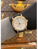 (LIKE NEW) 2007 MAURICE LACROIX MASTERPIECE CINQ AIGUILLES 18K 750 ROSE GOLD BEZEL REF MP6328-PS101 WHITE DIAL 40MM AUTOMATIC WATCH