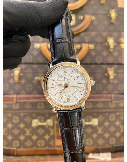 (LIKE NEW) 2007 MAURICE LACROIX MASTERPIECE CINQ AIGUILLES 18K 750 ROSE GOLD BEZEL REF MP6328-PS101 WHITE DIAL 40MM AUTOMATIC WATCH