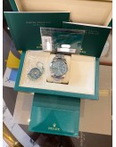 (UNUSED) 2025 ROLEX DATEJUST 41 REF 126300 MINT GREEN DIAL 41MM AUTOMATIC WATCH -FULL SET-