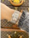 (LIKE NEW) 2012 PATEK PHILIPPE TWENTY 4 DIAMOND REF 4910/10A-011 WHITE DIAL 25MM X 30MM QUARTZ WATCH -FULL SET-