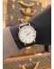 (LIKE NEW) PATEK PHILIPPE CALATRAVA 18K 750 WHITE GOLD REF 3919G WHITE ROMAN NUMERALS DIAL 33MM AUTOMATIC WATCH