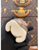 (UNUSED) 2023 ROLEX DATEJUST 36 HALF 18K 750 ROSE GOLD REF 126231 SILVER PALM DIAL 36MM AUTOMATIC WATCH -FULL SET-