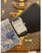 2011 JAEGER-LECOULTRE REVERSO SQUADRA LADY DUETTO DIAMOND REF Q7058420 SILVER GUILLOCHE DIAL BLACK DIAL 42MM X 28.8MM AUTOMATIC WATCH -FULL SET-
