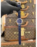 (LIKE NEW) 2007 PATEK PHILIPPE CALATRAVA 18K 750 WHITE GOLD REF 3602 BLUE DIAL 33MM AUTOMATIC WATCH