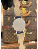 (LIKE NEW) 2007 PATEK PHILIPPE CALATRAVA 18K 750 WHITE GOLD REF 3602 BLUE DIAL 33MM AUTOMATIC WATCH
