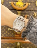 (LIKE NEW) 2020 CHARRIOL COLVMBVS CHRONOGRAPH DIAMOND REF 060T2 WHITE DIAL 35MM QUARTZ WATCH