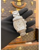 (LIKE NEW) 2020 CHARRIOL COLVMBVS CHRONOGRAPH DIAMOND REF 060T2 WHITE DIAL 35MM QUARTZ WATCH