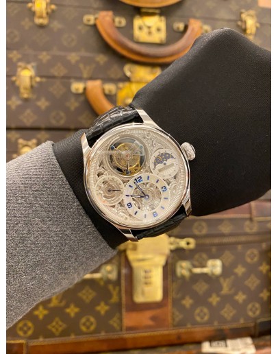 (RAYA PROMO SALE) MEMORIGIN TOURBILLON STARLIT LEGEND SERIES REF MO1231 MOTHER OF PEARL 43MM AUTOMATIC WATCH -FULL SET-