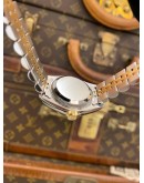 (LIKE NEW) ROLEX LADY DATEJUST HALF 18K 750 YELLOW GOLD JUBILEE 69173 WHITE COMPUTER DIAMOND DIAL 26MM AUTOMATIC WATCH