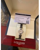 (LIKE NEW) 2020 LONGINES EQUESTRIAN DIAMONDS L6.129.0 WHITE ROMAN DIAL 23.5MM QUARTZ WATCH
