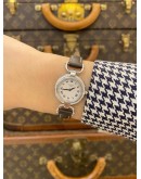 (LIKE NEW) 2020 LONGINES EQUESTRIAN DIAMONDS L6.129.0 WHITE ROMAN DIAL 23.5MM QUARTZ WATCH