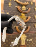 (LIKE NEW) 2012 CHOPARD HAPPY SPORT HAPPY MICKEY MICKEY MOUSE FLOATING DIAMONDS REF. 288524-3005 MOTHER OF PEARL DIAL 42MM QUARTZ WATCH