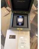 (LIKE NEW) 2005 AUDEMARS PIGUET MILLENARY BLUE EDITION REF. 77216ST SILVER DIAL 39MM X 35MM AUTOMATIC WATCH