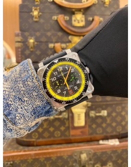 (LIKE NEW) 2019 BELL & ROSS BR 03 CHRONOGRAPH RENAULT F1 RACING TEAM LIMITED EDITION 999PCS WORLDWIDE REF. BR03-94-RS19 CARBON FIBER DIAL 42MM AUTOMATIC WATCH