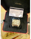 (LIKE NEW) 2018 CARTIER SANTOS 100 XI CHRONOGRAPH REF. 2740 WHITE ROMAN DIAL 41MM X 55MM AUTOMATIC WATCH